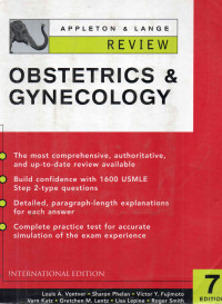Image of Appleton & Lange Review of Obstetrics & Gynecology Ed.7
