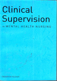Image of Clinical Supervision : In Mental Health Nursing