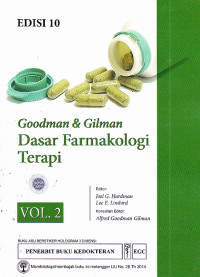 Image of Goodman & GIlman : Dasar Farmakologi Terapi Vol.2 Ed.10