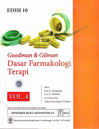 Image of Goodman & GIlman : Dasar Farmakologi Terapi Vol.4 Ed.10