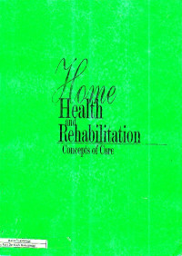 Image of Home Health And Rehabilitation : Concepts Af Care