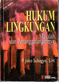 Image of Hukum Lingkungan : Masaalah dan Penanggulangannya