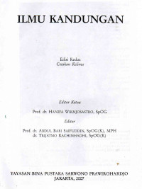 Image of Ilmu Kandungan Ed.2 Cetakan 5
