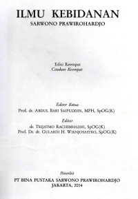 Image of Ilmu Kebidanan Ed.4 Cetakan 4