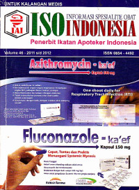 Image of ISO : Informasi Spesialite Obat Indonesia Volume 46 2011- 2012