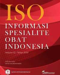 Image of ISO : Informasi Spesialite Obat Indonesia Volume 52 - Tahun 2019