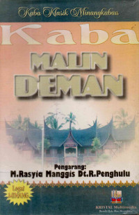 Image of Kaba Klasik Minangkabau: Malin Deman