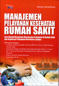 Image of Manajemen Pelayanan Kesehatan Rumah Sakit