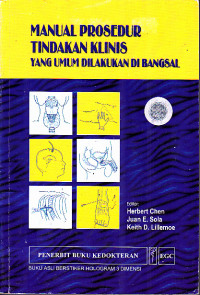 Image of Manual Prosedur Tindakan Klinis yang Umum Dilakukan di Bangsal