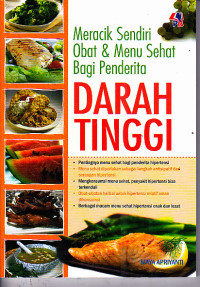 Image of Meracik Sendiri Obat & Menu Sehat Bagi Penderita Darah Tinggi