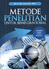 Image of Metode Penelitian Untuk Bisnis dan Sosial